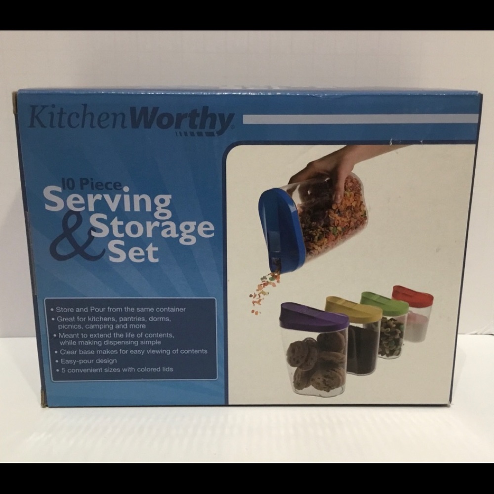 Kitchen Worthy 10-Piece Serving and Storage Set **NEW**